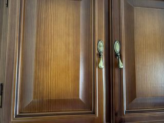 Mueble de salón clásico madera maciza