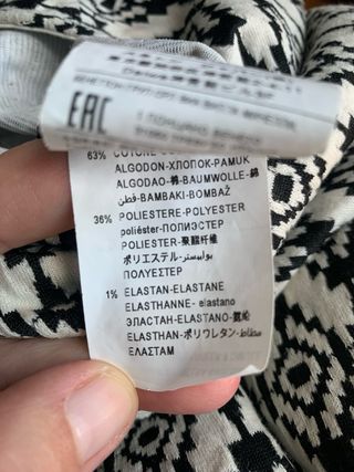 Abito Benetton stampa etnica