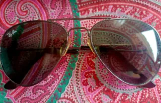 Gafas Ray-Ban Aviator Hombre negro y verde