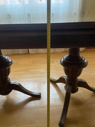 Mesa comedor extensible madera