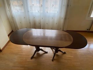 Mesa comedor extensible madera