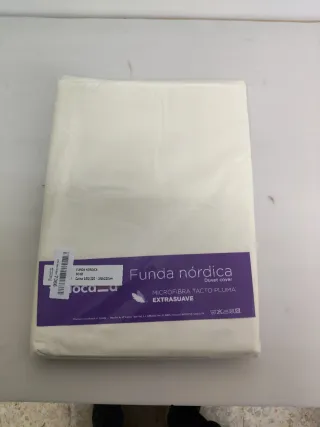 Funda Nórdica Microfibra Todocama Blanca