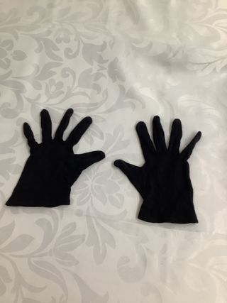 Guantes negros talla M