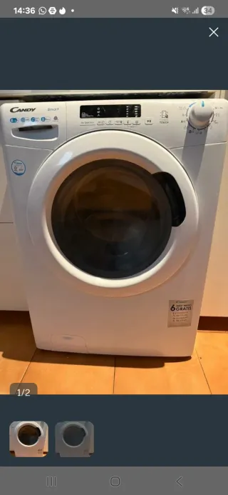 Lavadora secadora Candy Smart 8kg