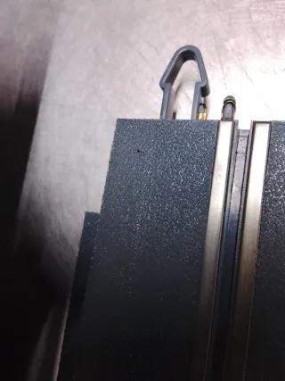 Scalextric 8 curvas 4 rectas pista Powerline gris