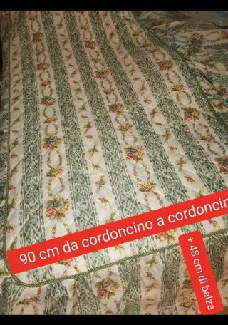 Copriletto singolo floreale