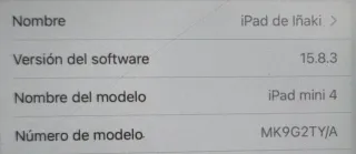 iPad mini 4 64GB Plata