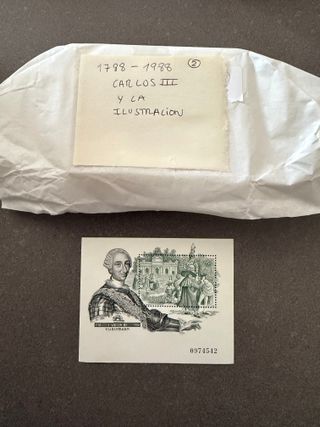 Sellos Carlos III y la Ilustración 1788-1988