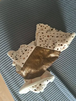 Traje de Mascota Beige y Dorado