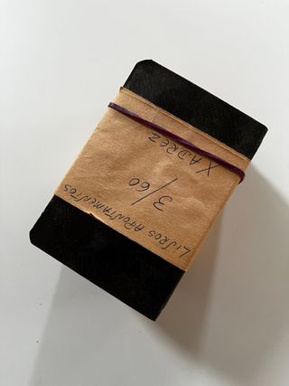 Libretas vintage hoja cuadriculada portuguesas