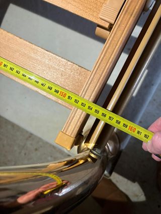 Cama vintage metal dorado con somier