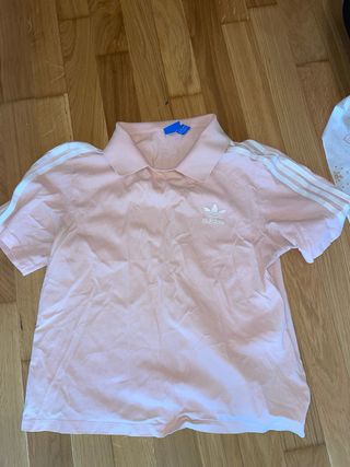 Camiseta Adidas Rosa Manga Corta