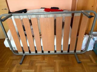 Somier Flex 1.05m Madera y Metal