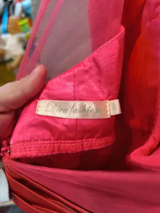 Vestido de fiesta rosa