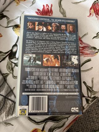 Película VHS El Santo (Val Kilmer)
