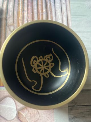 Cuenco tibetano con mazo