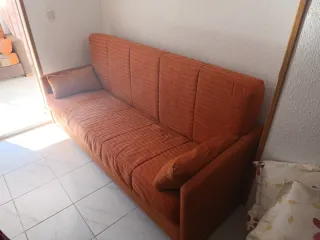 Sofá cama naranja
