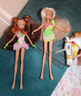 Winx Club doll e unicorno