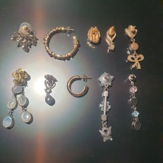 Lote 10 pendientes sin pareja