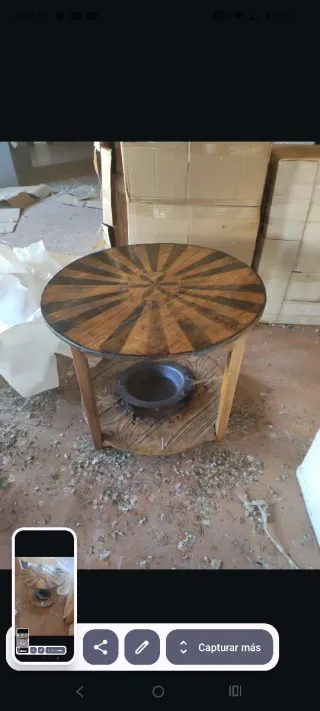 Taburete de mimbre *Se encuentra en Alella, Mares