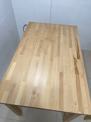 Mesa de comedor/cocina de madera