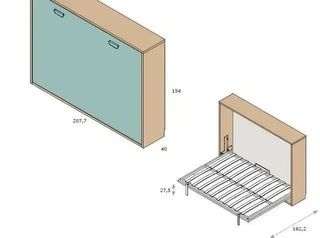 CAMA ABATIBLE HORIZONTAL LIDER GO.