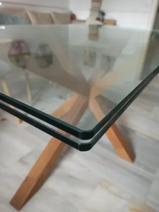 Cristal templado mesa 90x160