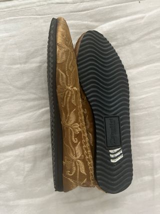 Bailarinas doradas talla 37
