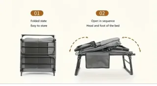 Cama plegable camping