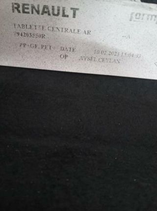 253319 bandeja trasera renault clio v 1.0 techno