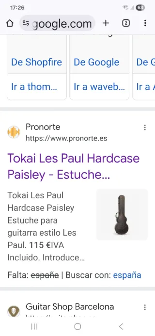 Estuche de guitarra