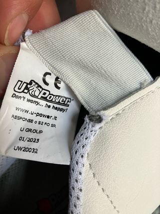 Zapatos de seguridad U-Power blancos