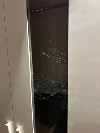 Armario y cajonera madera maciza lacado blanco