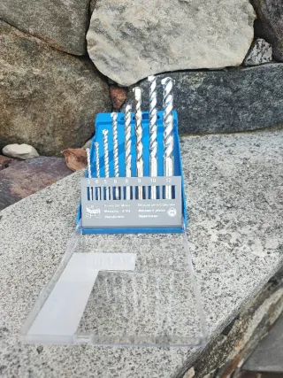 Punte trapano per Muro Krino Set 8 Pezzi