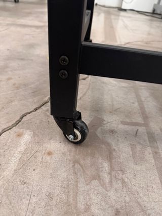 Mesa escritorio industrial madera y metal