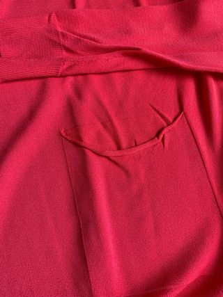 Blusa donna fucsia/fragola con tasche