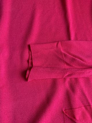 Blusa donna fucsia/fragola con tasche