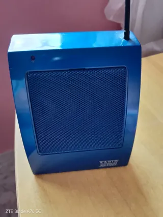 Radio a batteria blu