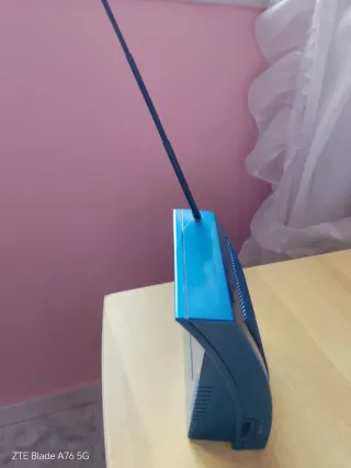 Radio a batteria blu