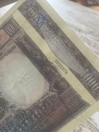 Billete 1000 pesetas Banco de España 1935