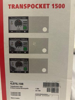 Soldadora Inverter Fronius Transpocket 1500