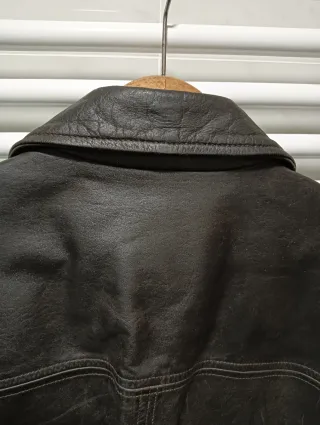 Cazadora Cuero Green Coast Marrón