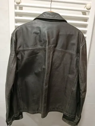 Cazadora Cuero Green Coast Marrón