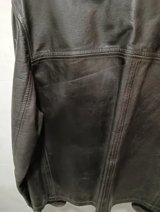 Cazadora Cuero Green Coast Marrón