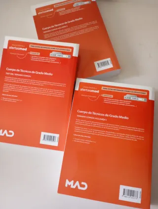 Libros oposiciones Mad Temario común
