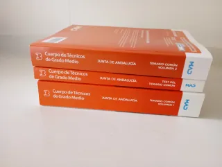 Libros oposiciones Mad Temario común
