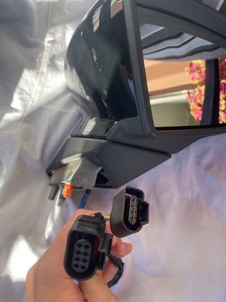 Espejo retrovisor derecho negro