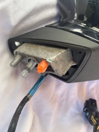 Espejo retrovisor derecho negro