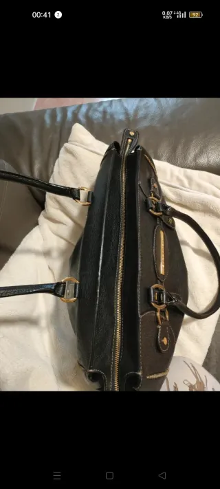 Borsa vintage Borbonese nera