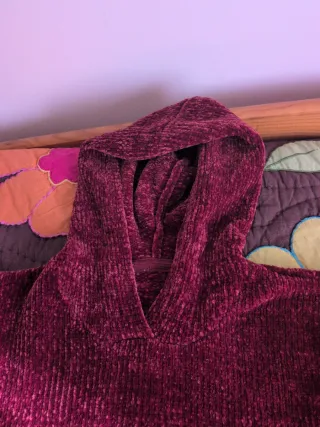 Jersey C&A terciopelo burdeos Talla S Nuevo